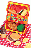 Picnic Play Food Basket, Set of 16 LER7223