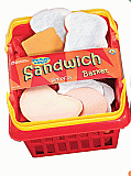 Sandwich Play Food Basket, Set of 14 LER7230