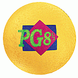Coloured Playground Ball, Yellow [MASPG8Y]