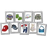 Nouns:Children's Clothing Photographic Learning Cards (A15-KE845023)