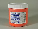 Funstuff® Neon Finger Paint 473 ml Fluorescent Orange 23495