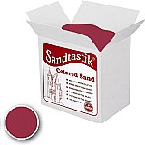 Sandtastik® Classpack Colored Sand, Burgundy 25Lbs SS151BG