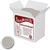 Sandtastik® Classpack Colored Sand, Grey 25Lbs SS1151GRY