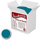 Sandtastik® Classpack Colored Sand, Teal [SS1151TE] 25Lbs