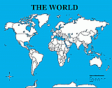 Wipe-Off Charts World Map [T1088]