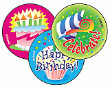 Scratch 'n Sniff Stinky Stickers Happy Birthday [T927]
