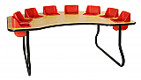TODDLER TABLE 8 Seat Table, 27" Tall TT8