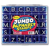 Uppercase Jumbo Alphabet Stamps LER-0666