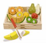 Cutting Fruit Set - Wooden Play Food  3+ years MD-4021 