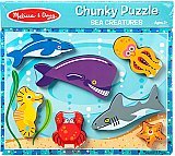 Sea Animal CHUNKY PUZZLE - 8 PIECES MD-3728