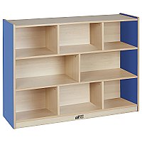 Colorful Essentials 36"H Storage Cabinet 8 Comp BLUE ELR-0713-BL