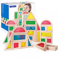 Rainbow Blocks 30 Piece  G 3011