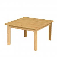 PREMIUM SOLID WOOD TABLE, 24" X 24", SQUARE, MAPLE, LEGS HEIGHT OPTIONS ALC1900