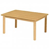PREMIUM SOLID MAPLE WOOD TABLE, 24" X 36", RECTANGLE, MAPLE, LEGS HEIGHT OPTIONS ALC1901