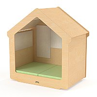 Kids Classroom Wooden Reading Nook With Sound Dampening Panels 2371JC