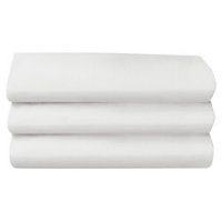 White Standard Cot Sheet F-CSSSWH12
