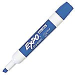 EXPO® 2 Dry-Erase White Board Markers, Chisel Point, Blue, Pack Of 12 80003