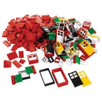 LEGO Education Doors, Windows & Roof Tiles Set (278 Pieces) 9386