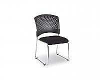 AGENDA II LINKABLE FABRIC STACKING CHAIR AFSC-3270