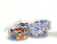 Wiggle Eyes - Stacking Storage Containers - 400 Eyes CK-3409