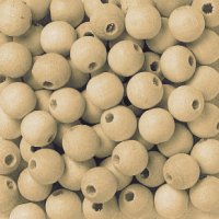 Natural Wood Beads - 100 Pcs - Assortments (Size Option Available) 5/16" CK3730