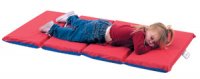 4 Section, 1" thick Infection Control Mat 48"L x 24"W  Red/Blue  CF400-508RB