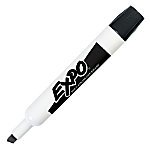 EXPO2 DRYERASE WHITEBOARD MARKERS CHISEL POINT BLACK 80001