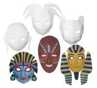 Multicultural Dimensional Masks - 24 Pack CK-4653
