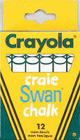 Crayola Chalk White 12/pk [510312]