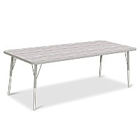 Activity Table - 30" X 72" Height - Driftwood Gray 6413JC