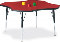 Activity Table 48" CLOVER Laminate Table Top Adjustable Height (COLOR OPTION AVAILABLE) 6453JCT