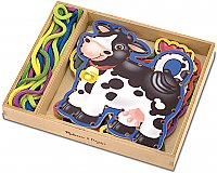 Lace and Trace Farm Activity Set (5 Wooden Panels 3781