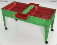 Youth Double Mite with Red Tubs with Green Frame  S18344