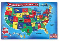 U.S.A. Map Floor Puzzle  Item #:MD- 440