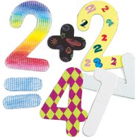 9" Collage Numbers 45 PacK  CK-52032
