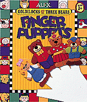 Finger Puppets: Goldilocks & 3 Bears Puppet [A421]