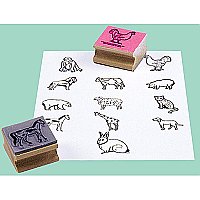Animals Stamps 12 Pack CE-940