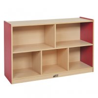 Colorful Essentials Storage Cabinet 5 Comp 30"H RED ELR-0712-RD
