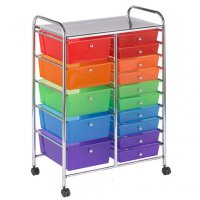 15 Drawer Mobile Organizer -Assorted ELR-20103-AS