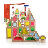 Guidecraft™ Jr Rainbow Block 40 Piece Set G3083