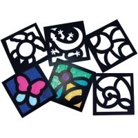 Junior Stained Glass Frames 24 Pack R-52074