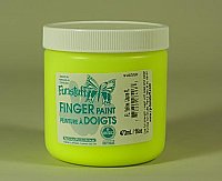 Funstuff® Neon Finger Paint 473 ml Fluorescent Yellow 23496