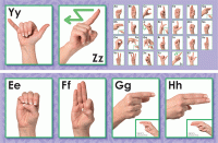 Alphabet Lines Sign Language [NS9014]