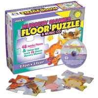 Nursery Rhymes Floor Puzzle & Music CD F07-1208PZ 