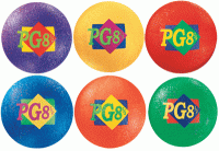 Coloured Playground Balls Set of All 6 Colours [PG85S]