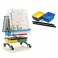 Royal Reading Writing Center with 4 Stubby Tubby and 2 Large Open Tubs RC105-PTP5