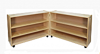 Adjustable 2 Shelf Hinged Unit Dimensions: 96"L x 34"H x 15"D S351-9