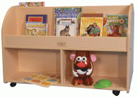 Melamine Double-Sided Rolling Book Library SW657B Colors Option available