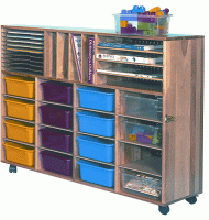 Multi-Storage With Trays Plywood  SW1732/16