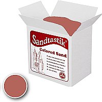 Sandtastik® Classpack Colored Sand, Brick 25Lbs SS1151BIC 